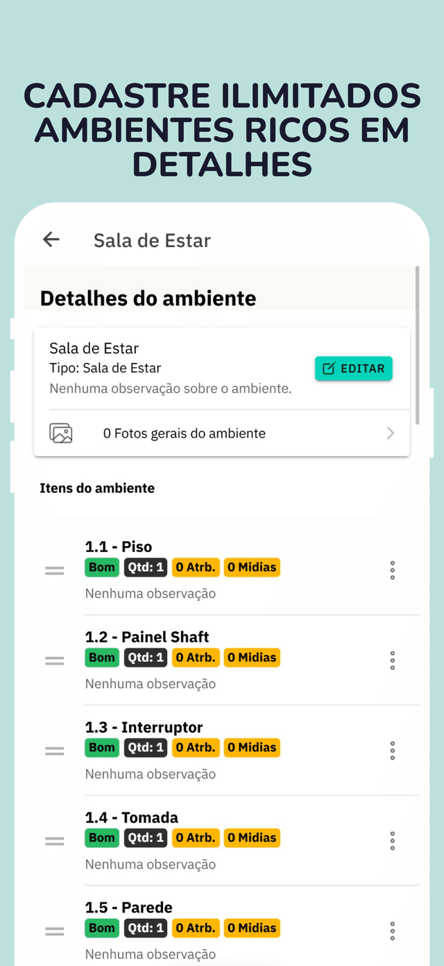 App - Vistoria