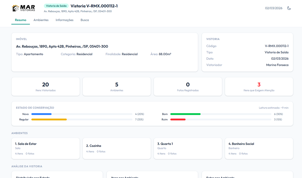 IA aplicada às vistorias